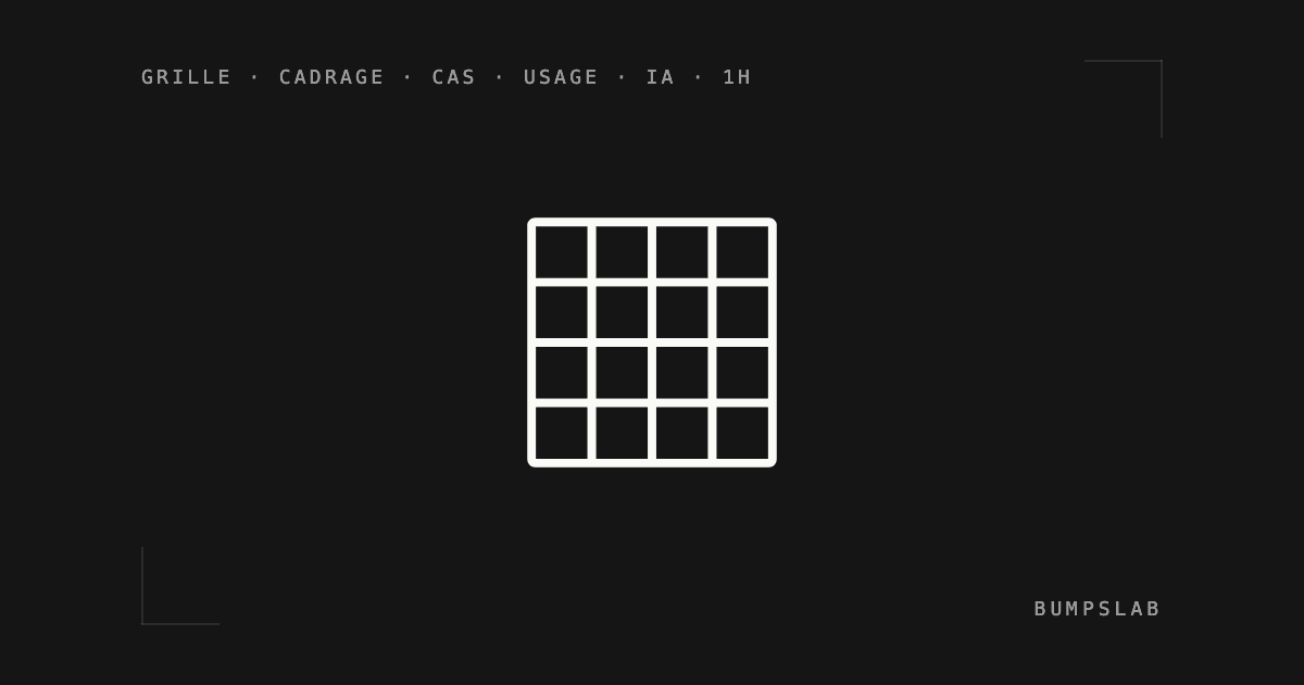 Cadrer un cas d'usage IA en 1 heure : la grille qu'on utilise en première réunion